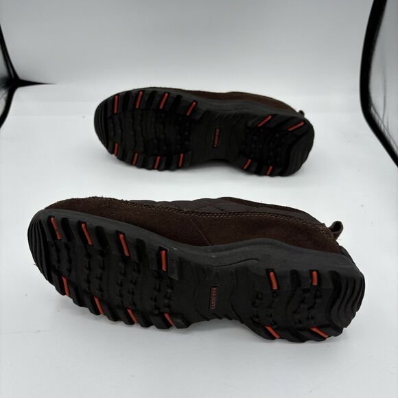 Lands' End Shoes Women Size 7.5 B Weatherfield Quilted Zip Brown Hiking 86524 G2 - Picture 9 of 9